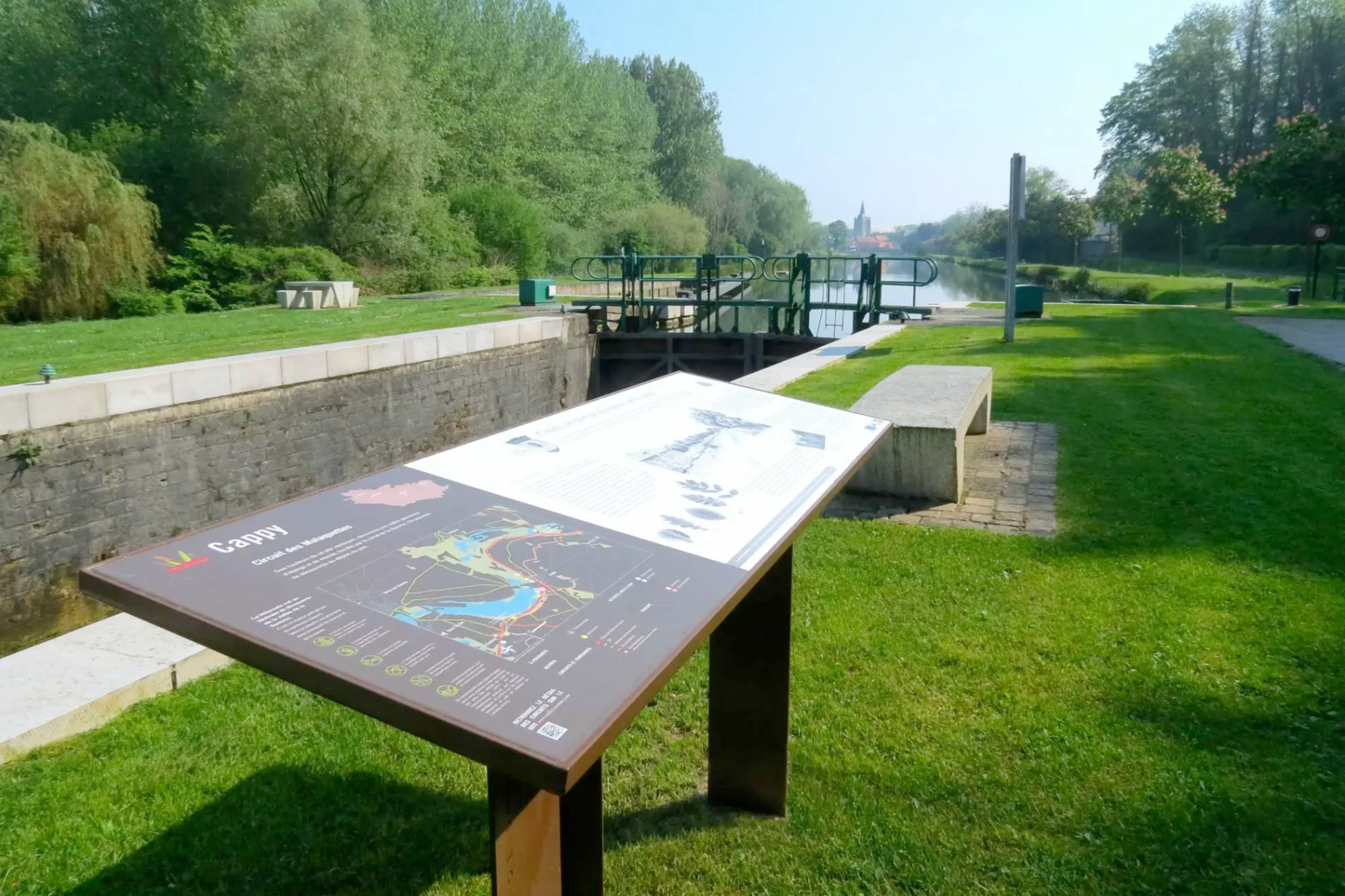 Table orientation -Signalétique patrimoine - Acier corten 1.webp