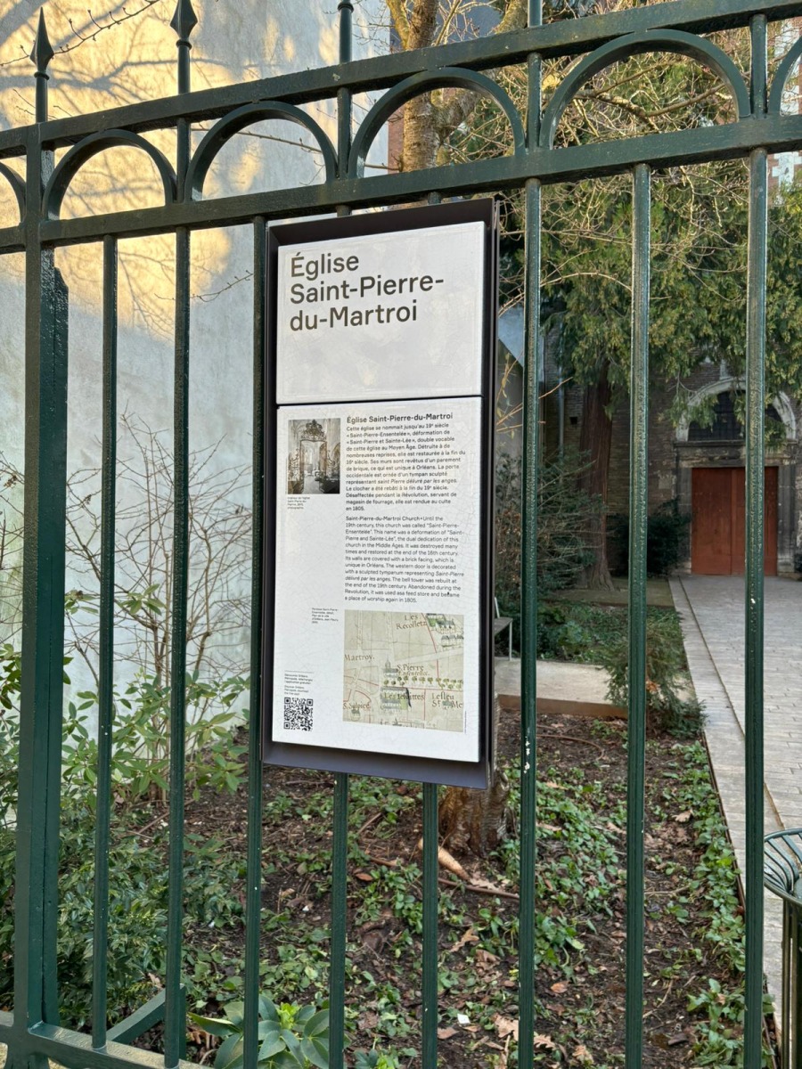 Orléans Métropole Wandschild