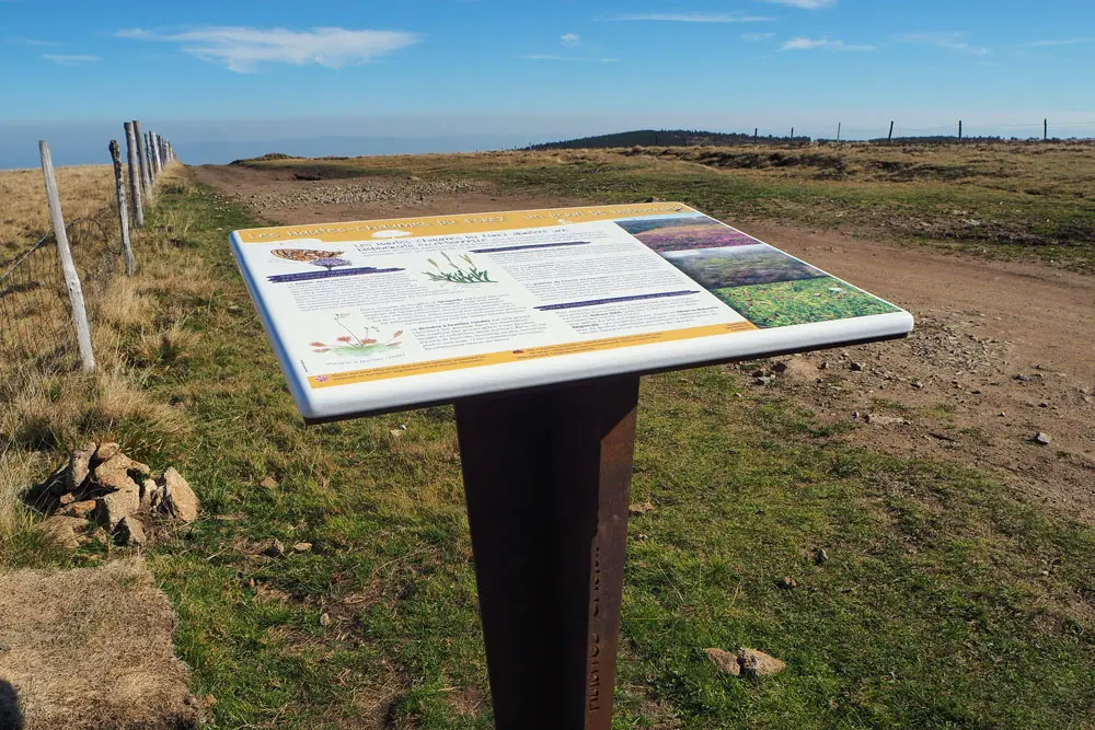 signalétique du patrimoine en acier corten