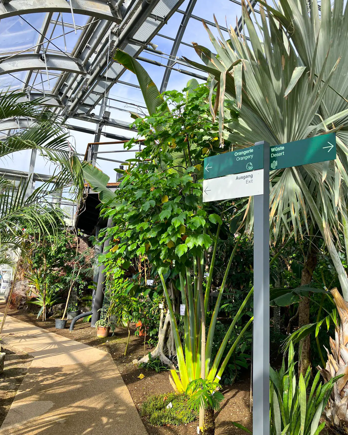 Signalétique sur mesure pour la serre en verre du Flora Park.webp