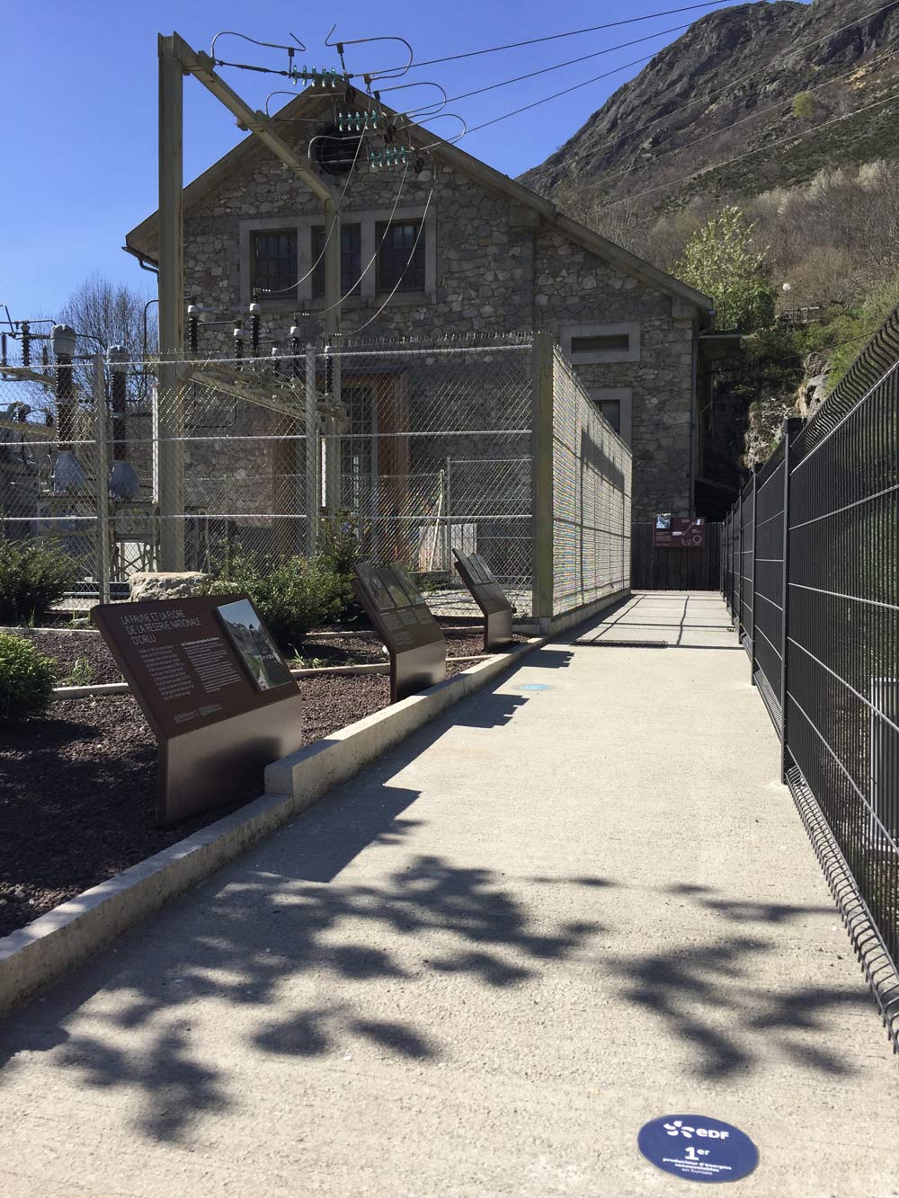 signaletique patrimoine lave émaillée tourisme