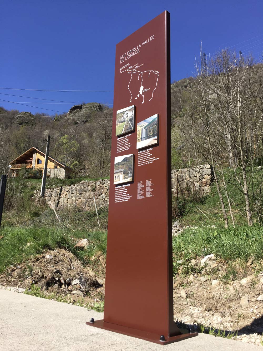 signaletique patrimoine lave émaillée tourisme