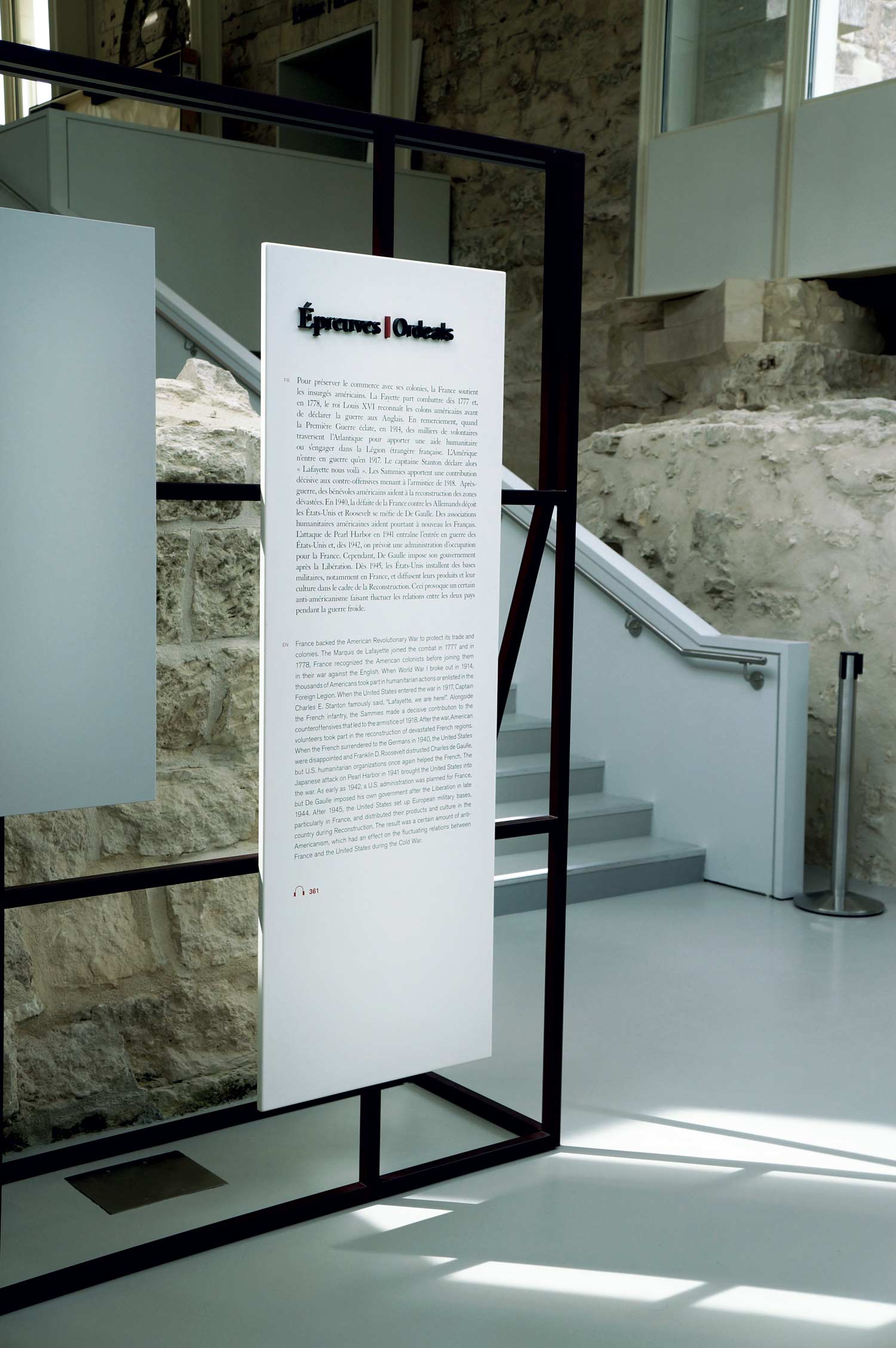 signalétique sur mesure muséographie scénographie site culturel